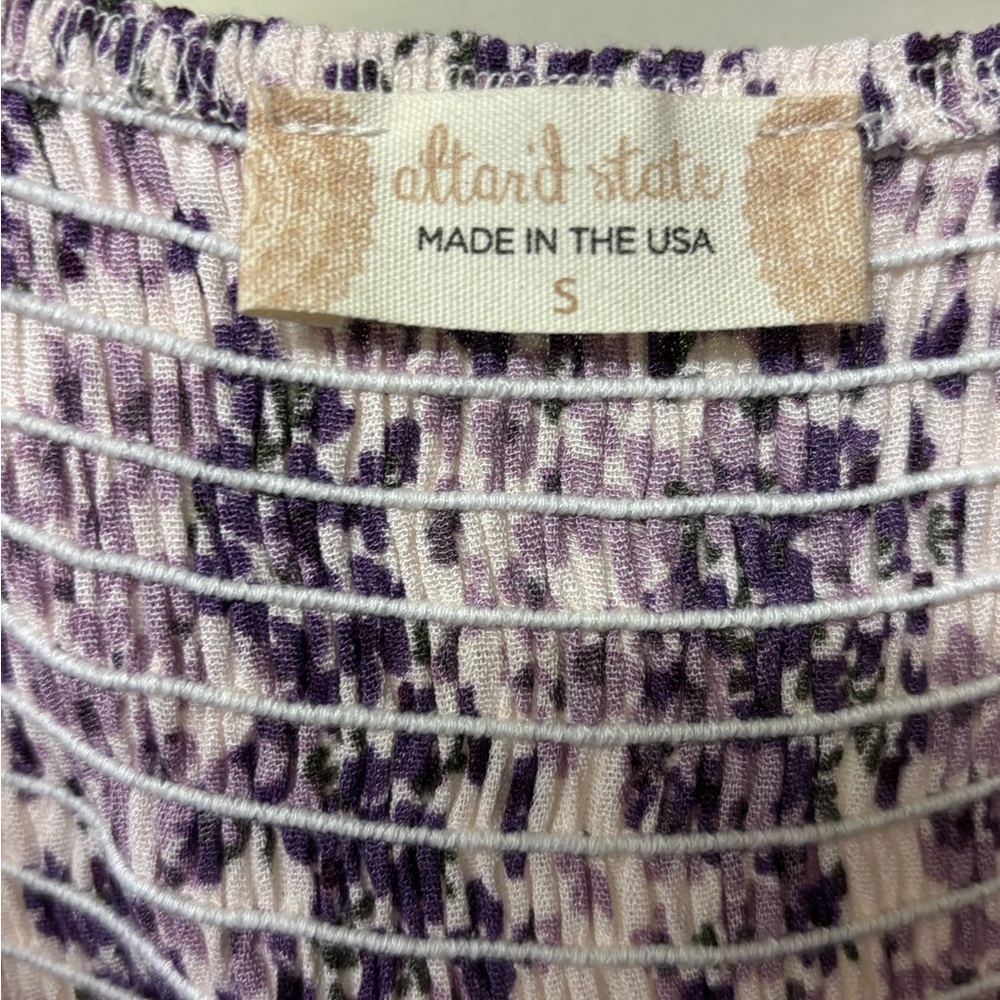 Altar’d State Floral Purple Dress - Picture 4 of 4
